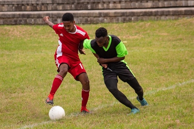 Soccer on the ball again