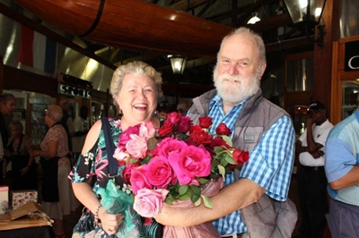 Celebration of roses and courage