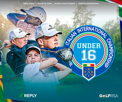 GolfRSA quartet set for Italian U16 Championship debut