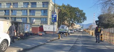 Markstraat-winkels ly weens padwerke