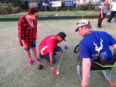 All green bowlers to the green!