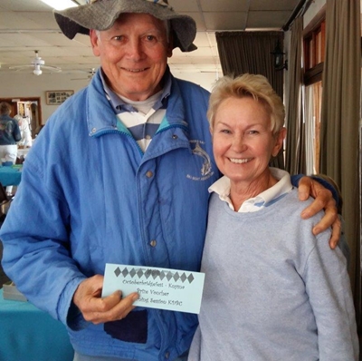Bridge players dressed for Oktoberfest success