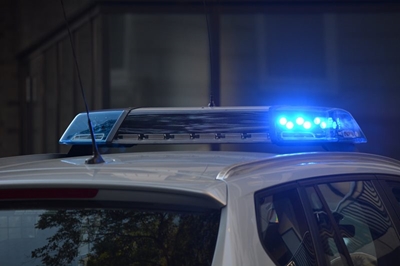 Trio caught in possession of police blue lights