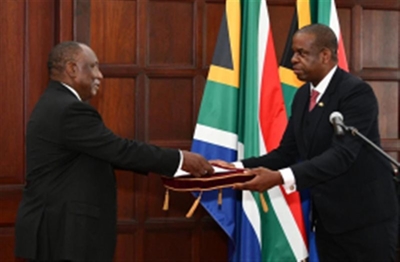 SA welcomes new Ambassadors and High Commissioners