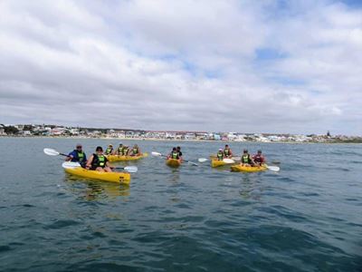 Jo Black roei in Stilbaai