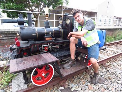 Stoomtrein manewales op Knysna