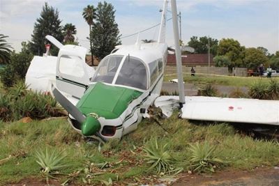 Two survive light aircraft crash in Springs