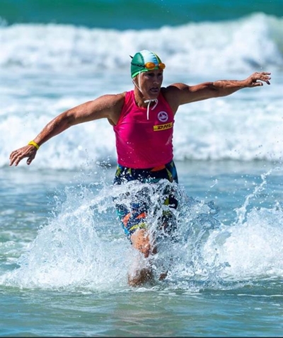 Tanya a true master in the water