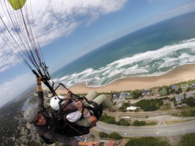 Daring 80-year-old takes to the sky