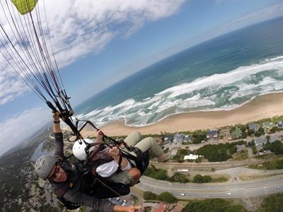 Daring 80-year-old takes to the sky