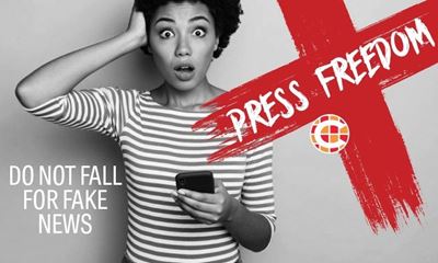 Press freedom: Do not fall for fake news!