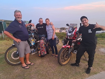 Global adventurers arrive in town