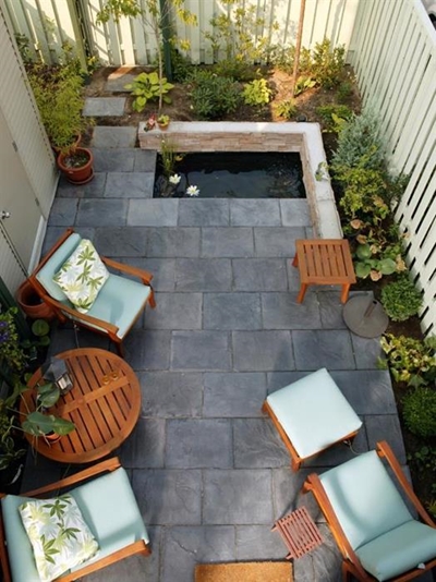 Small courtyard ideas for all seasons