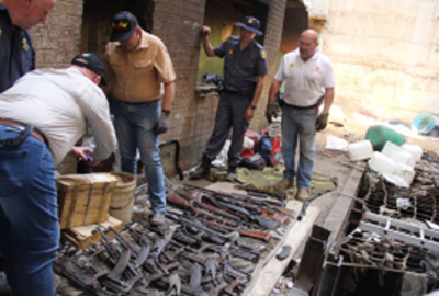 Hawks net illegal miners, firearms, explosives