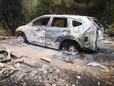 George woman in ICU after fire