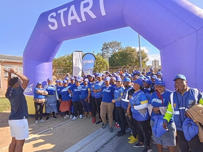 Seniors enjoy fun walk on sunny Women's Day