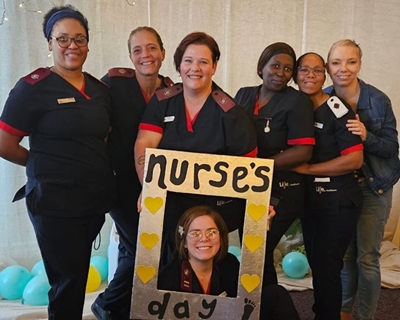 Nurses get to 'relax their feet'