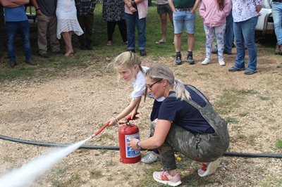 Goukou-plaaswag se brandblusser opleiding