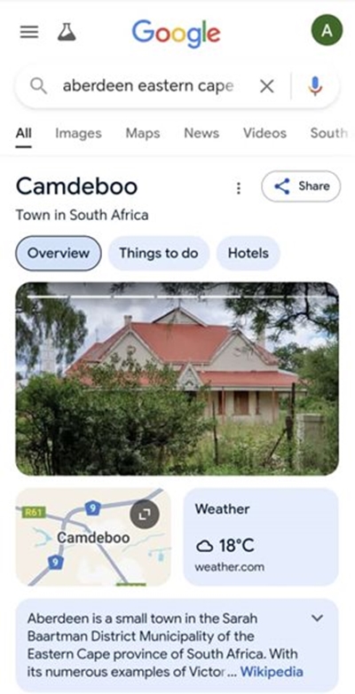 Is it Aberdeen or Camdeboo?
