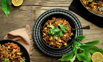Spicy Mexican beef skillet