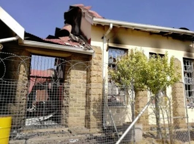 Historic school gutted after town fails to pay for fire engine repairs
