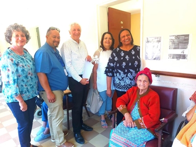 Mayor visits Rosemoor Old Age Home