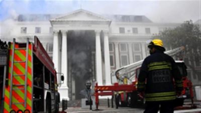 Fire damaged buildings handed back to Parliament for reconstruction