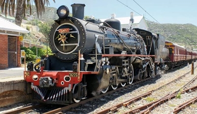 Discussion on steam locomotives at Probus Club meeting today