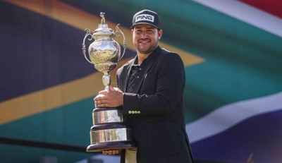Lawrence joins greats as SA Open champion