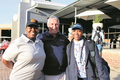 Teeing off and stepping up for charity
