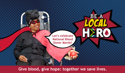 Western Cape Blood Service partners with Bushy Wopp to launch bold new youth campaign: “Make Your Mark”