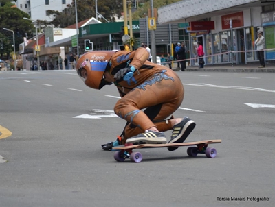 Locals compete in extreme skateboarding event