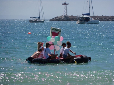Tons of fun at Point raft competition