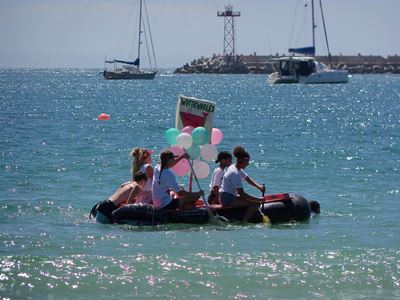 Tons of fun at Point raft competition