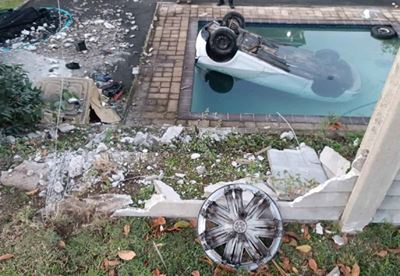 Man found dead after car crashed into pool