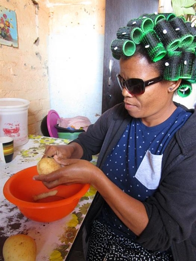 Blind woman frustrated with lack of resources