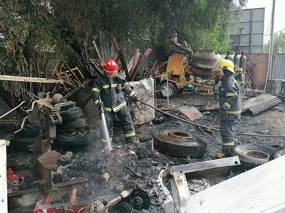 Brand betyds geblus