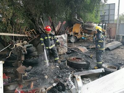 Brand betyds geblus