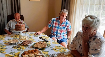 Basil Joubert vier sy 90ste