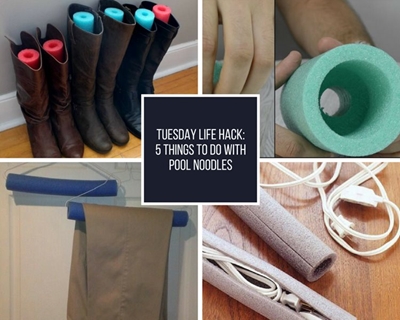 Tuesday Life Hack: 5 useful things you can do with a pool noodle