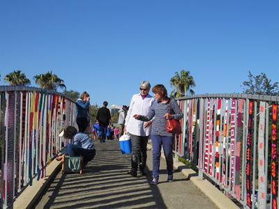 Wolbom bars op brug