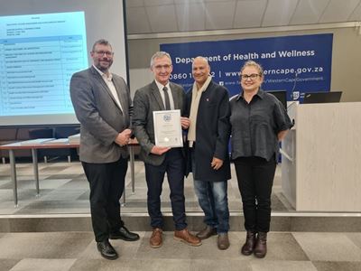 Gold Certificate of Recognition for GRDM Health Services