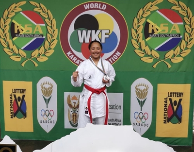 Elite karate kid wins silver