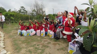 Santa Shoebox gives children a smile