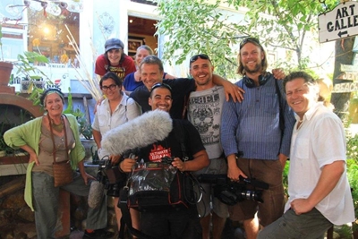 Film crew probes the Karoo