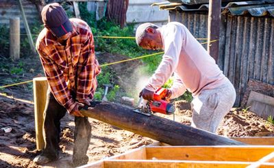 Home-in-a-day for Hornlee homeless