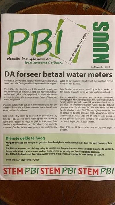DA says PBI water flyer doesn't wash
