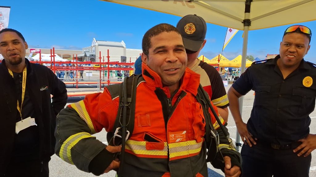 Firefighters compete in the Toughest Firefighter Alive South Africa