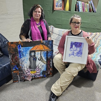 Art exhibit shining light on human trafficking