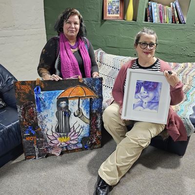 Art exhibit shining light on human trafficking